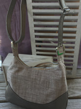 Load image into Gallery viewer, Taupe Shimmer Handbag
